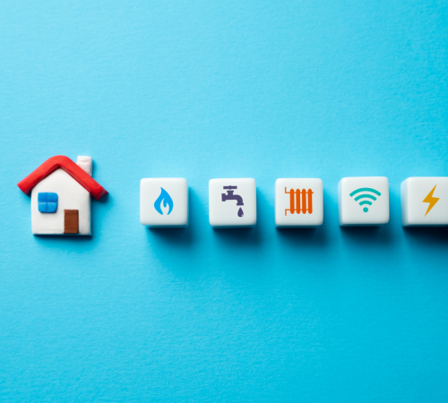 utility and housing graphic