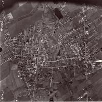 Aerial photo central and east central Woodburn 1961