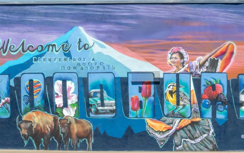 Mural of Woodburn