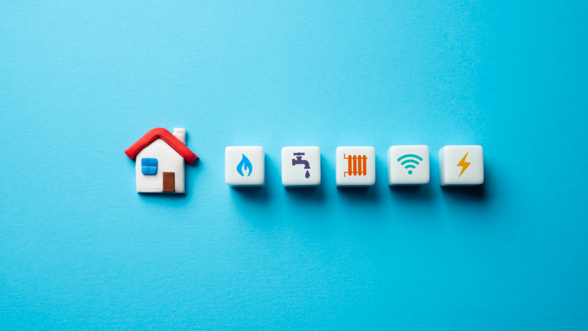 utility and housing graphic