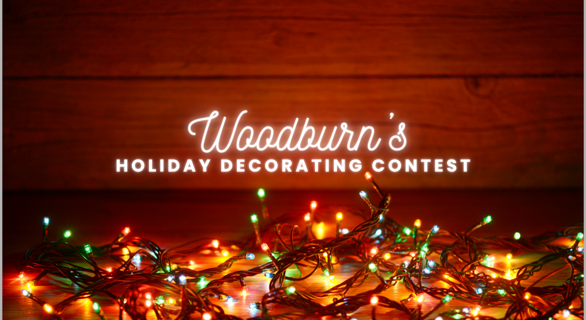 Holiday decorating contest banner