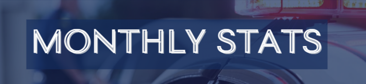 Monthly stats graphic