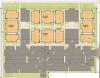 DR 22-06 plan Sheet LU.01 site plan (North is to the right.)